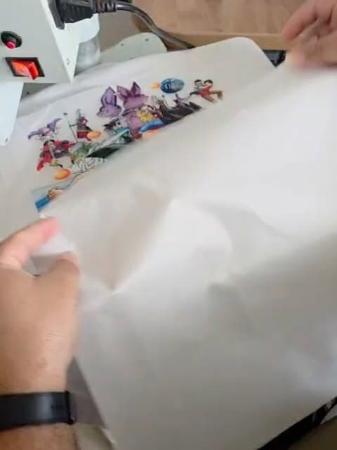 Proceso real de sublimación en el taller de Eitan Prints